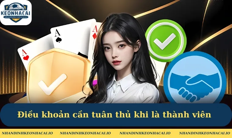 Điều khoản cần tuân thủ khi là thành viên của Kèo Nhà Cái