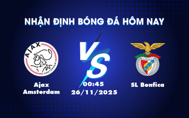 Nhận định soi kèo trận đấu Ajax Amsterdam vs SL Benfica Cuộc chiến không cân sức 6